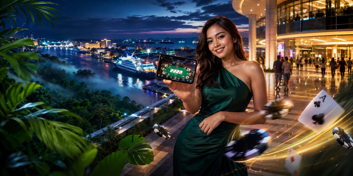 Pemain Malaysia bermain poker dan mengejar jackpot besar dalam talian